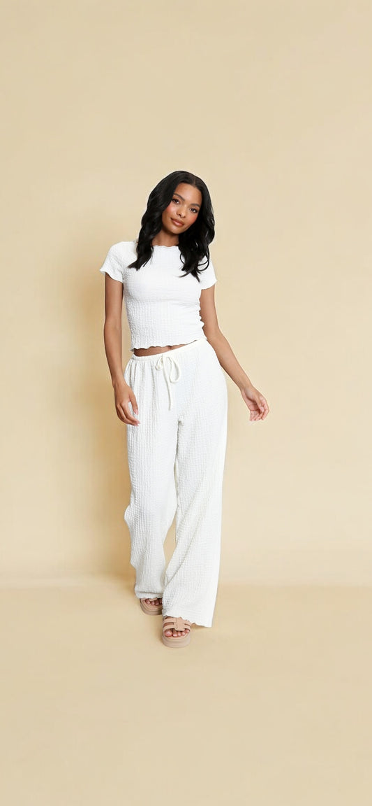 Matching white co ord