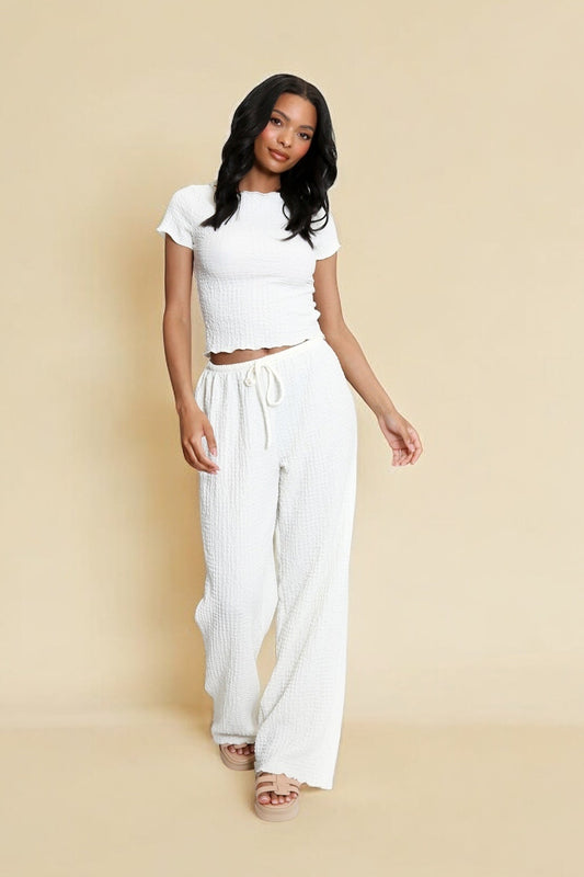 Matching white co ord