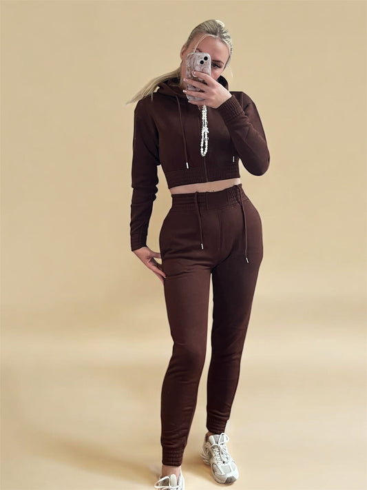 Cinched waist tracksuit 