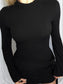 Side Tie Long Fluted Sleeve Mini Dress - Black